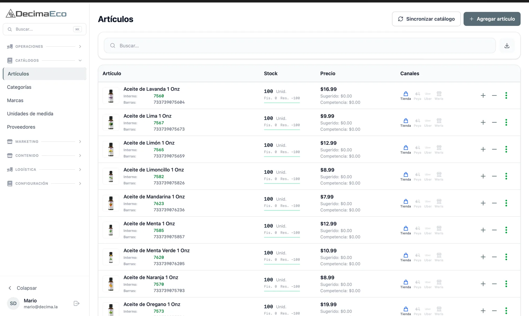 Your store synced with your inventory