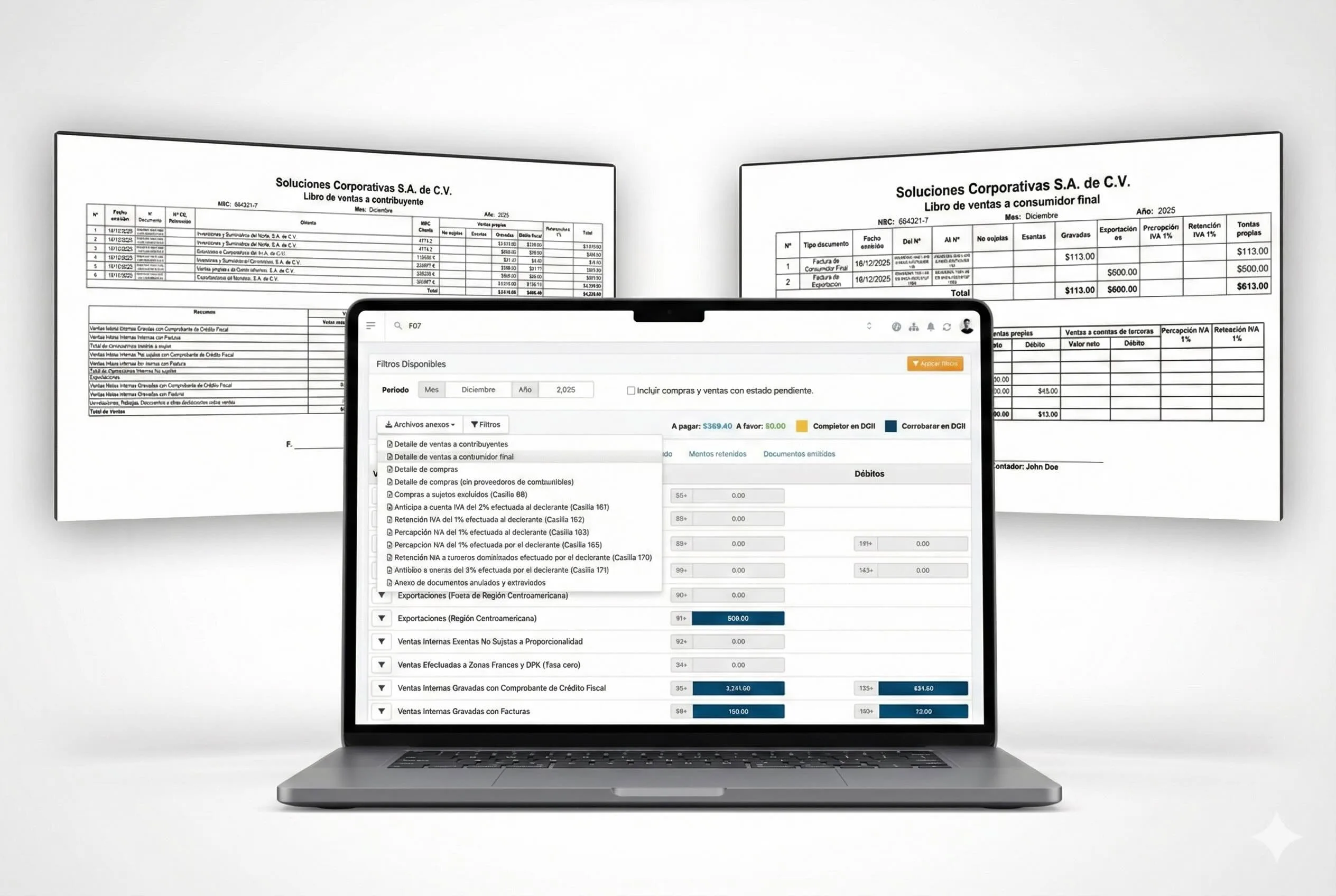 Files ready for the tax portal